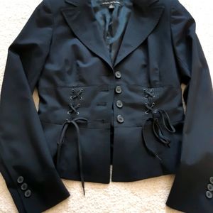 💎 Sandra Angelozzi short black blazer